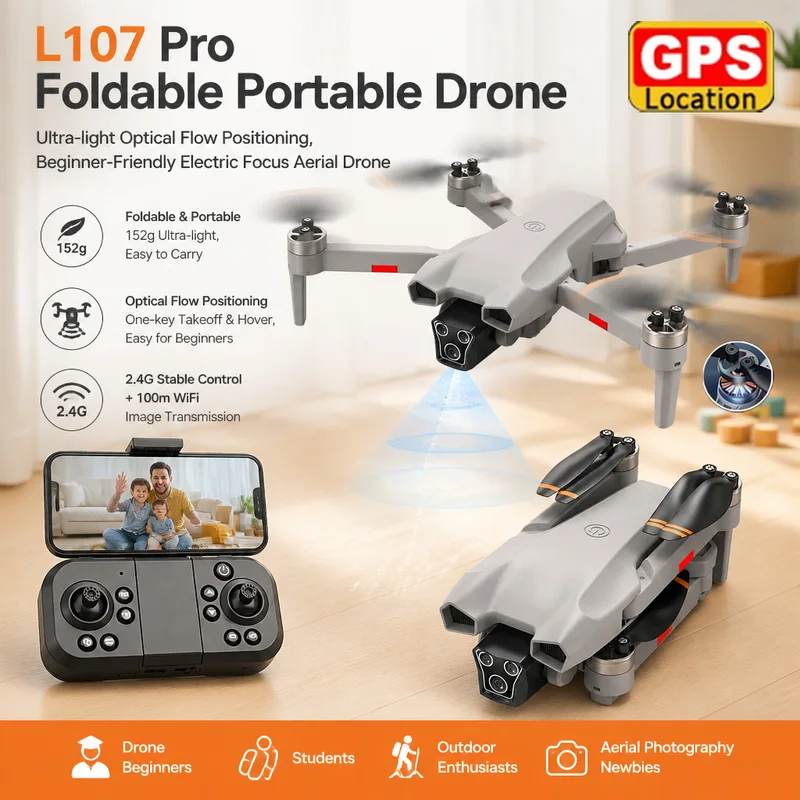 Drone Kit Tricopter - NIEUWE L107 Pro Mini Drone Professionele